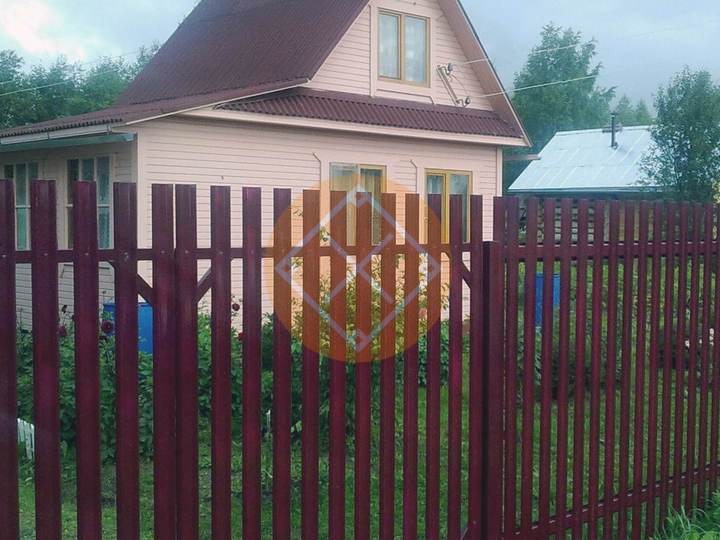 забор из евроштакетника со столбами